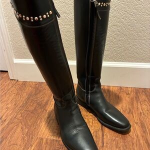 DeNiro Raffaello dressage boots with Swarovski crytals size 39 excellent, like n